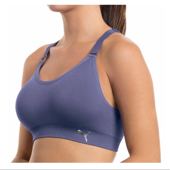 Puma Ladies Sports Bra, 3 pack (Pink pack) - Picture 8 of 10